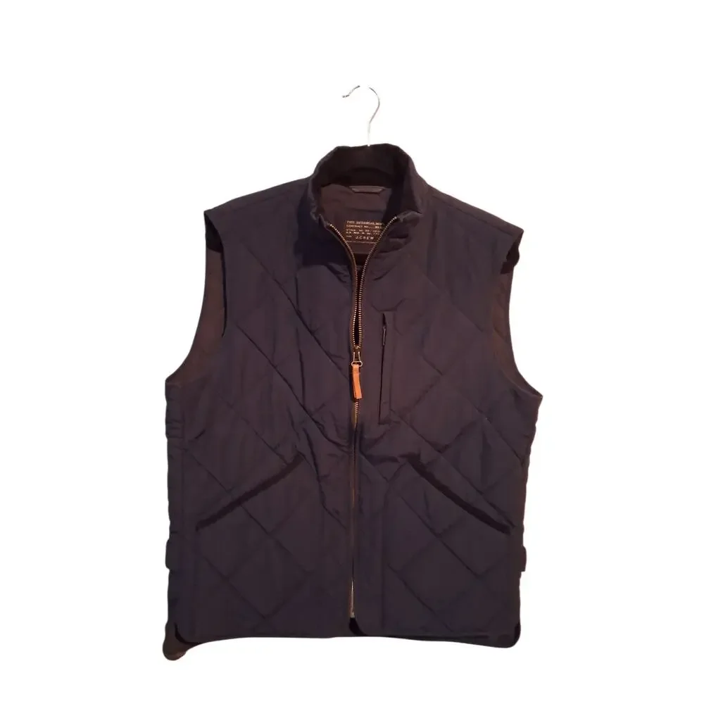 J. Crew Mens size Medium Quilted Heritage‎ Hunting Preppy Sussex Primaloft Vest